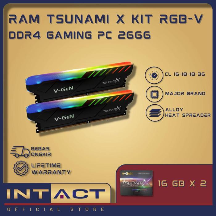 Vengeance Rgb Vgen Tsunami 16gb 3200mhz Ddr4 8gb Vgen Tsunami 16gb
