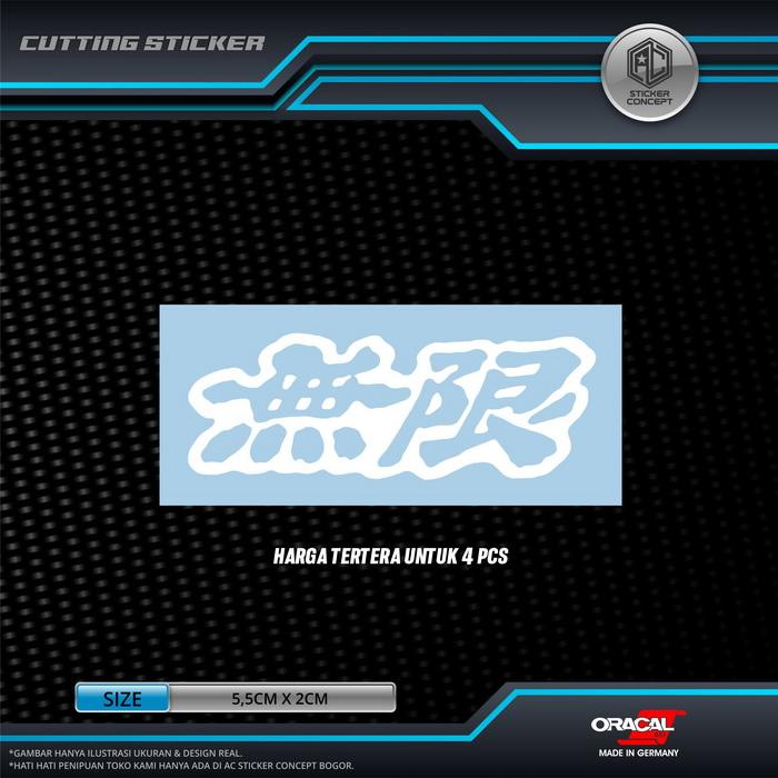 Gambar Sticker Cutting Mugen Stiker Velg Racing Mobil 4 Pcs - Putih dari AC Sticker Concept undefined Tokopedia