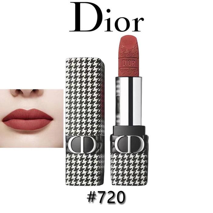 Gambar 【100% original】Rouge Dior lipstik/Dior lipstick /Dior floral lip care 3.5g/#999#849#772#720#520/lip tattoo/ lip glow Termurah Ready Terbaik - #772 dry rose dari Metro_Collection undefined 5 Tokopedia