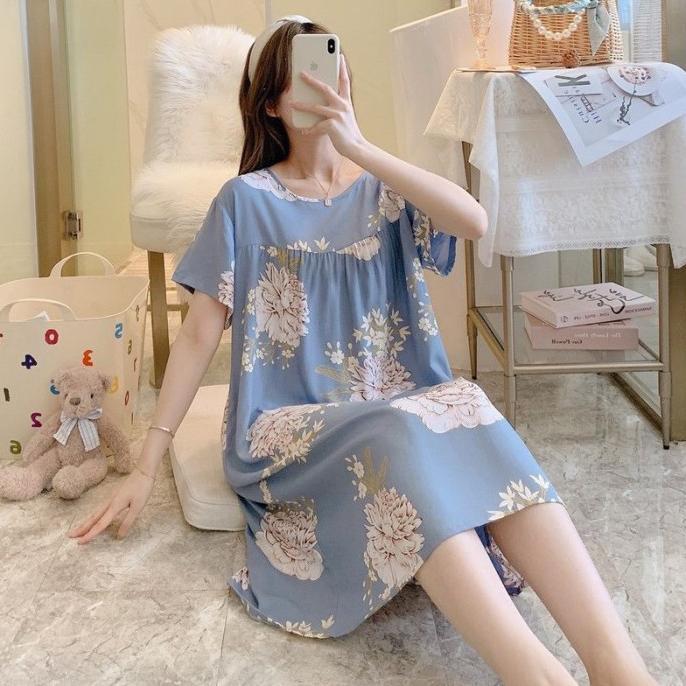 Gambar Daster Wanita Rayon Viscose Premium import 100% - DR.B 45-80KG dari SavvyGlamour undefined Tokopedia