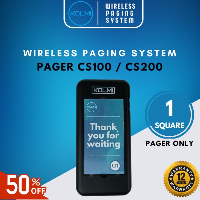 Gambar KOLMI Calling System Restaurant Pager Paging System CS200 - 1 PAGER dari KOLMI Indonesia undefined Tokopedia