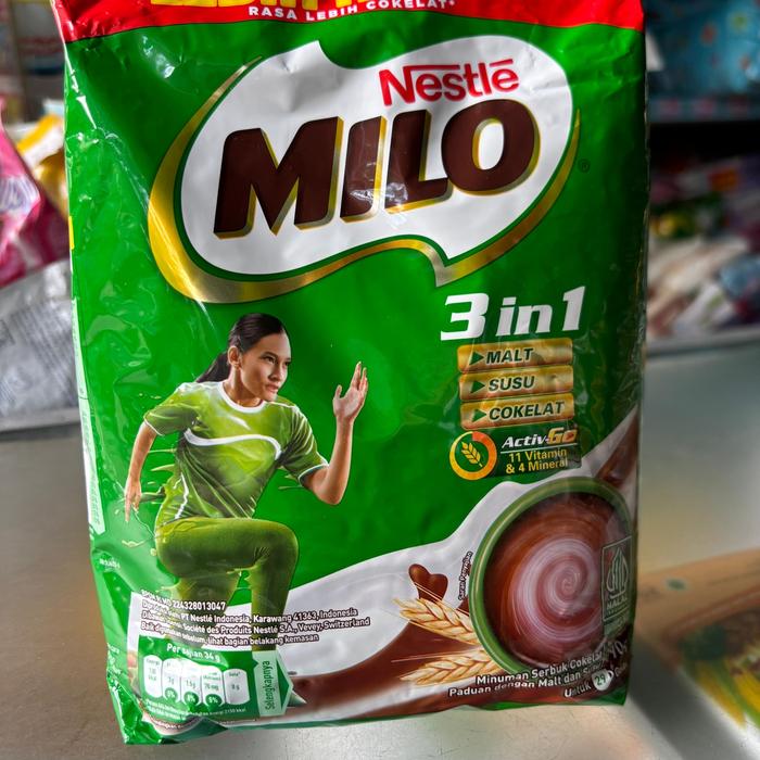 Gambar milo 3 in 1 ukuran 1kg dari TOKO SUSU MURAH OVI undefined Tokopedia