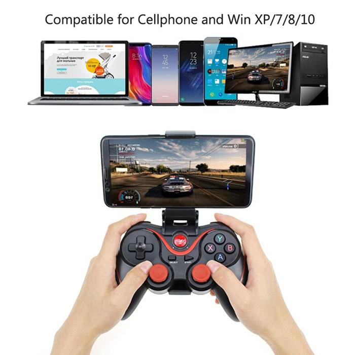 Gambar Portable GAMEPAD Stik Bluetooth X3 Wireless Controller For Handphone // Hp Tablet Laptop Pc Komputer Cpu Android joystik Stick Game Bluetooth X3 Wireless Controller - Gamepad x3 dari Zenith Picks undefined Tokopedia