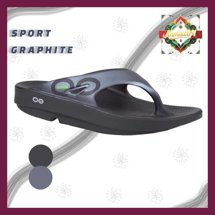 Gambar OOFOS Men Sandal Ooriginal Sport Black Graphite - Sandal Pria OOFOS Original Sport Black - Graphite, 43 dari ahmad091 undefined Tokopedia