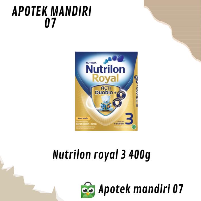 Gambar NUTRICIA NUTRILON ROYAL 3  UNTUK USIA 1-3 TAHUN RASA MADU 400 GRAM dari apotek mandiri 07 undefined Tokopedia
