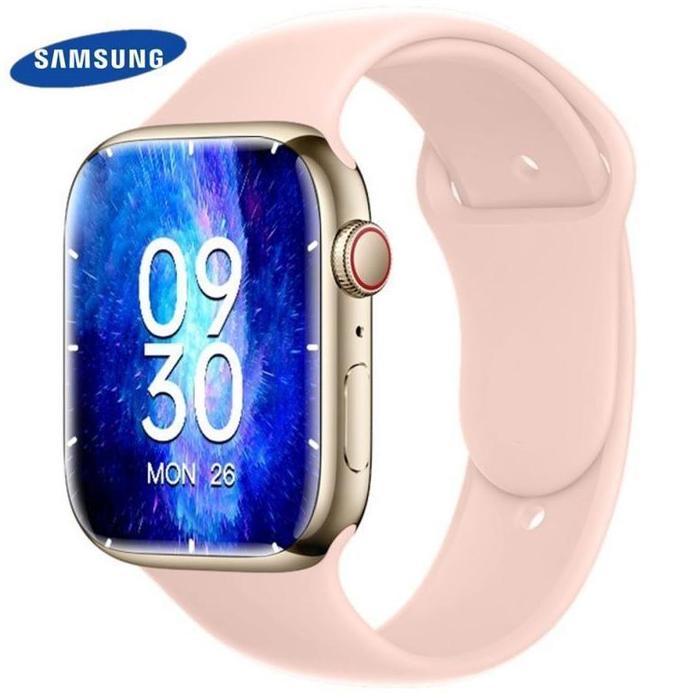 Gambar PRODUK ORIGINAL Samsung SmartWatch 10 PRO MAX Original with 2.3" HD AMOLED Display GPS NFC Waterproof Bluetooth Call Smartwatch wanita pria wireless charging Dan Ganti Wallpapper Jam Tangan Smartwatch Jam Tangan Wanita - Pink dari CV MOZALITA undefined Tokopedia