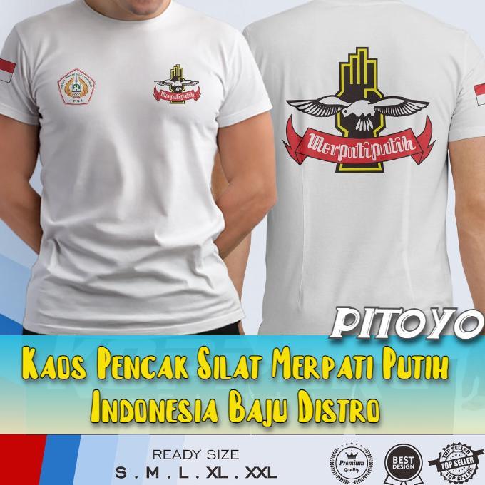 Gambar Kaos Pencak Silat Merpati Putih Indonesia Baju Distro - Putih, S dari Wahyustore675 undefined Tokopedia