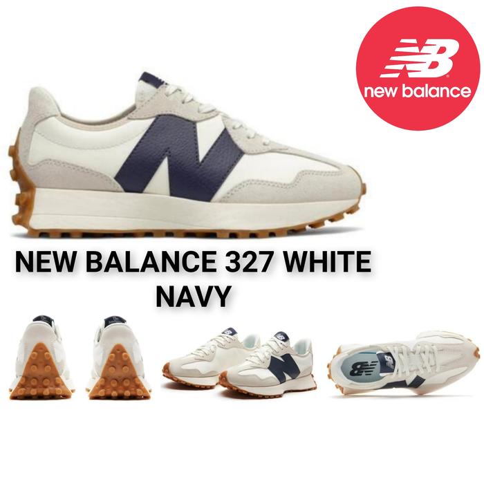 Jual Sepatu NB New Balance 327 Moonbeam Beige Navy 38 Kota