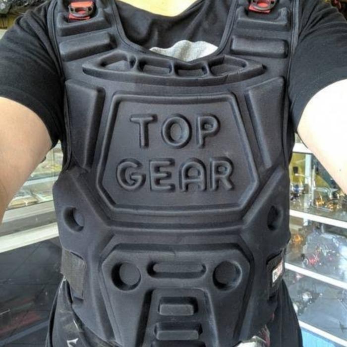 Gambar Rompi Pelindung Dada / Rompi Pengendara Motor Anti Angin COD TERMURAH - Hitam, All Size dari wardayu12 undefined Tokopedia