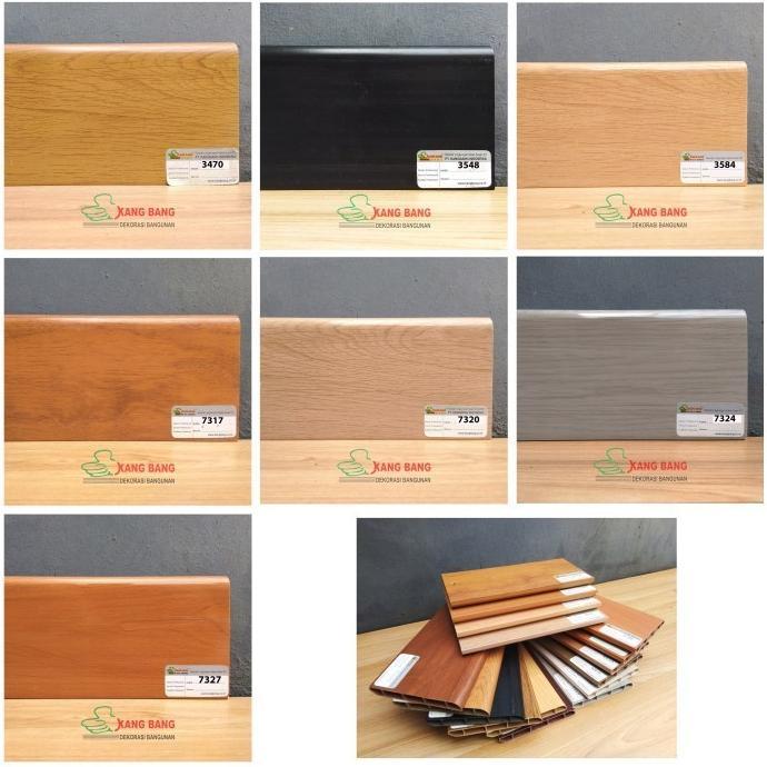 Gambar List Plint pvc plank polos dan warna ukuran 10cm 8cm 6cm panjang 2,4m - 10cm, Putih Polos dari Toko Sejara undefined Tokopedia
