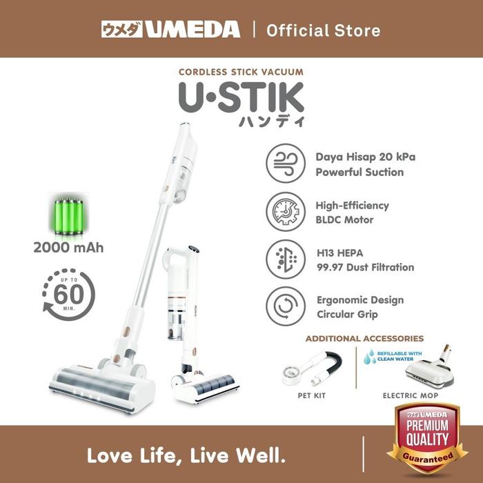 Gambar Umeda U-Stik Cordless Stick Vacuum - UNIT ONLY dari UMEDA undefined Tokopedia