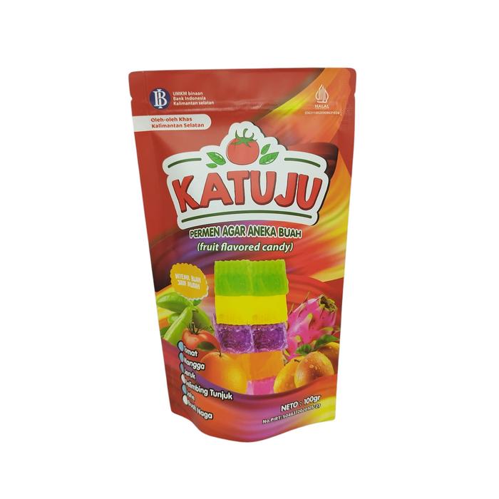 Gambar Permen Agar Aneka Buah Merk Katuju Khas Banjarbaru - Kemasan Standing Pouch dari Eleadora Shop undefined Tokopedia