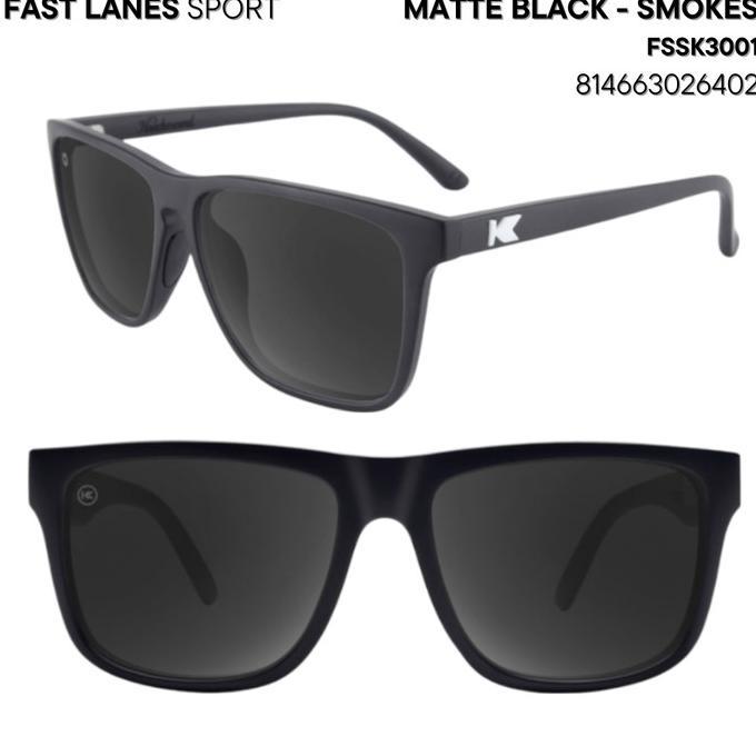 Gambar KnockAround Sunglasses Fast Lanes Sport Series Stok Ready sesuai etalase - Black Smokes dari My Cool Company undefined Tokopedia