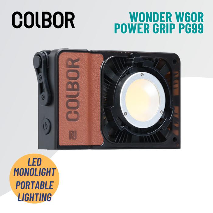Colbor Wonder W60r Rgb Led Monolight Kit With Power Grip