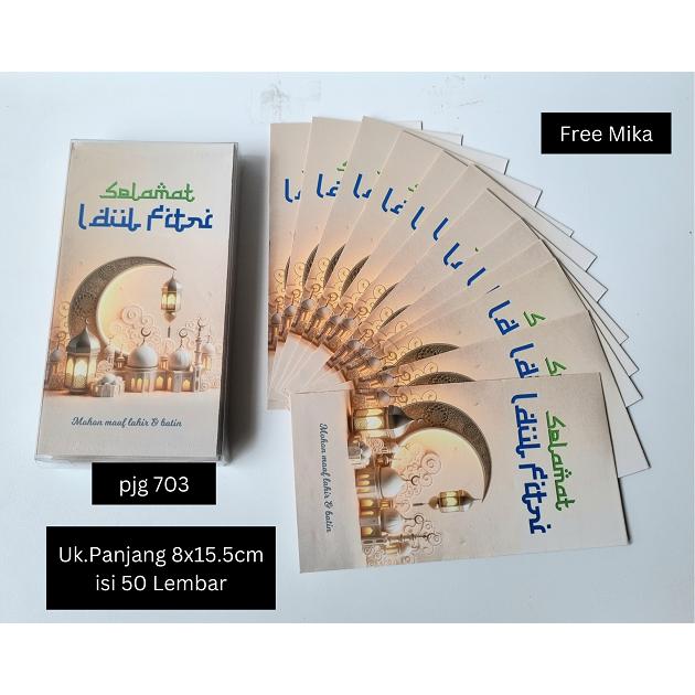 Gambar AMPLOP PANJANG BESAR / ANGPAO LEBARAN HARI RAYA IDUL FITRI - pjg703_isi_50 dari Jaspart undefined Tokopedia