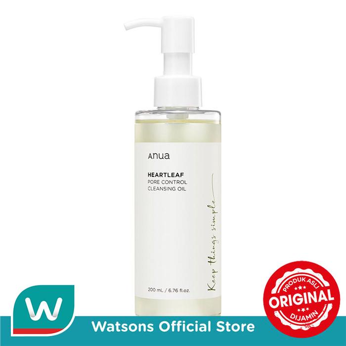 Gambar Anua Heartleaf Pore Control Cleansing Oil 200ml dari Watsons Indonesia Official Store undefined Tokopedia