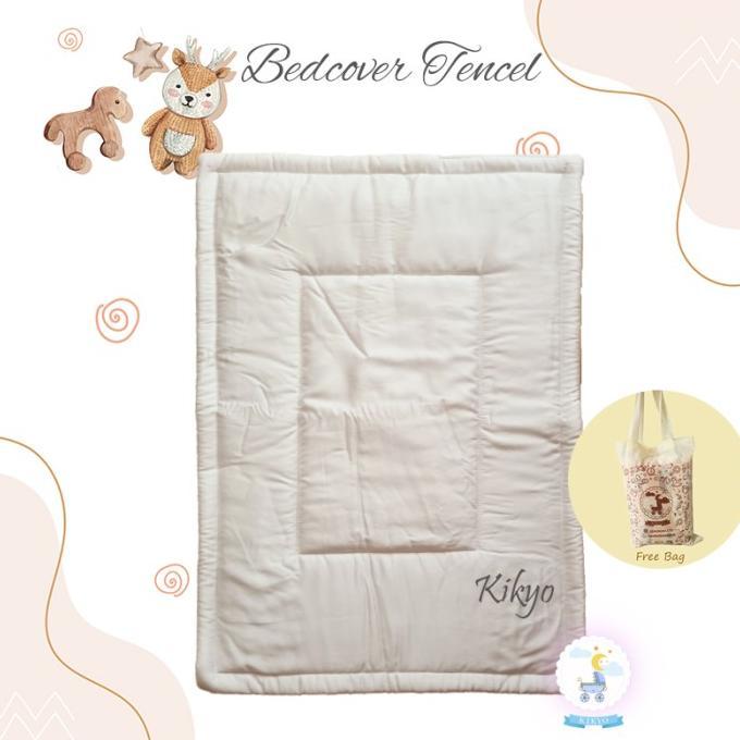 Gambar Bedcover bayi tencel polos / selimut bayi tencel - White dari Adeefastor undefined Tokopedia