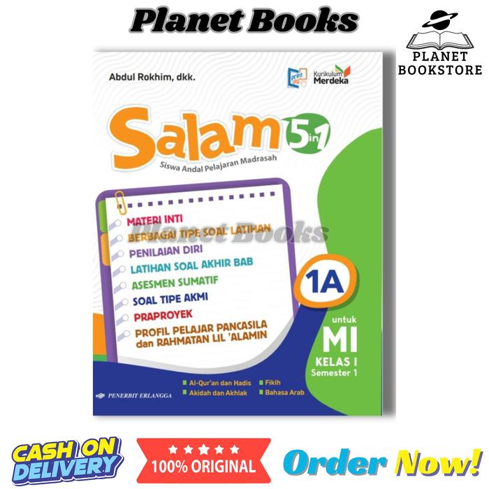 Gambar BUKU MADRASAH SALAM (SISWA ANDAL PELAJARAN MADRASAH) 5IN1 KELAS 1A,1B,2A,2B,3A,3B,4A,4B,5A,5B,6A,6B MI/SD PENERBIT ERLANGGA KURIKULUM MERDEKA - KELAS 1A dari Planet Books_NEW undefined Tokopedia