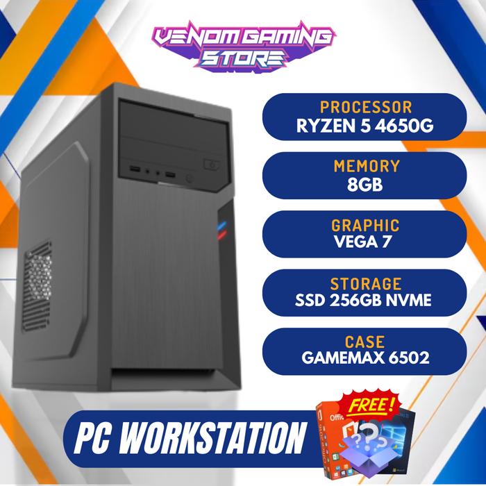 Jual Pc Mini Ryzen 4650G Vega NVME 8GB DDR4 Kab
