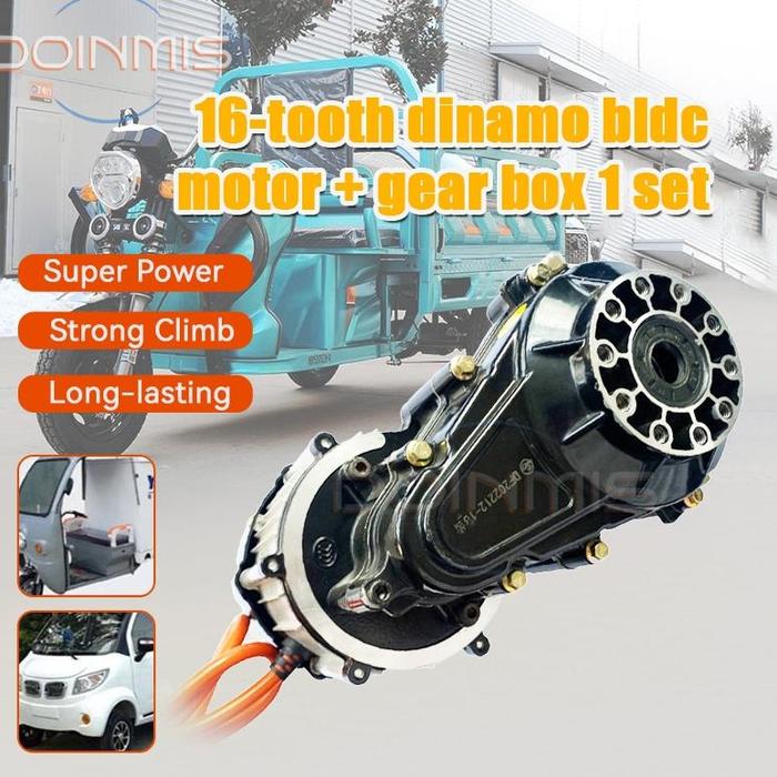 Jual STOK READY Dinamo Motor Brushless Listrik DC 48V 500/1000W+