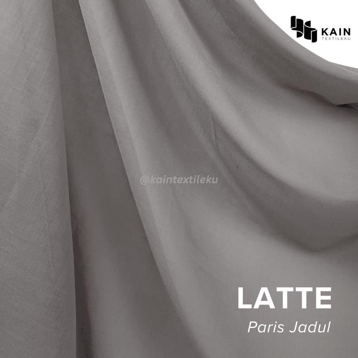 Gambar 1 Rol Bahan Kain Paris Jadul isi sekitar 60 yard - Latte dari Kain Textileku undefined Tokopedia