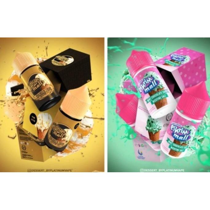 Gambar ES KRIM MALL SERIES SALTNIC 30ML 30MG ESKRIM MALL AUTHENTIC - CHOCOHIPS MINT dari FreshSplash ID undefined Tokopedia