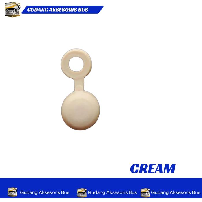 Gambar TUTUP BAUT/COVER SEKRUP/MATA IKAN BUS TERMURAH READY - Cream dari gudangaksesorisbus undefined Tokopedia