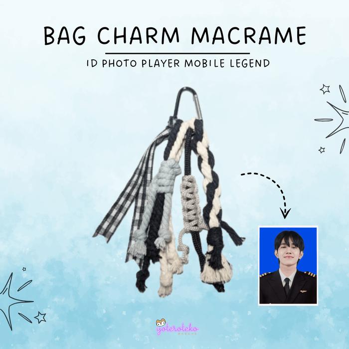 Gambar BAG CHARM MACRAME ID PHOTO PLAYER MOBILE LEGEND (GANCI) - Nnael, Hitam dari Yoteroteko undefined Tokopedia