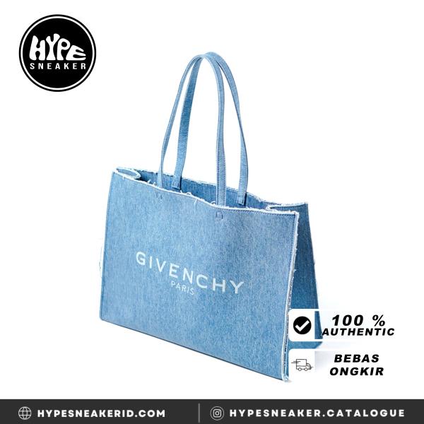 Gambar Tas GIVENCHY BLUE DENIM TOTE BAG WITH LONG STRAP MEDIUM 100% ORIGINAL - 44X12X32CM - 44X12X32CM dari HYPESNEAKER.IDN undefined Tokopedia