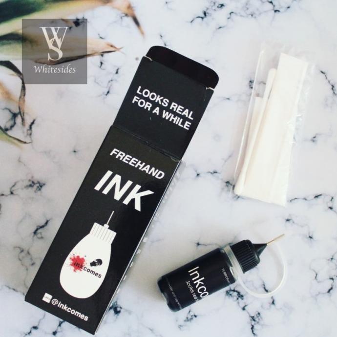 Gambar Inkcomes Tattoo Ink Temporer Temporary Herbal Waterproof Inkbox Local - 20ml - Orange dari warung Mas lahar undefined Tokopedia