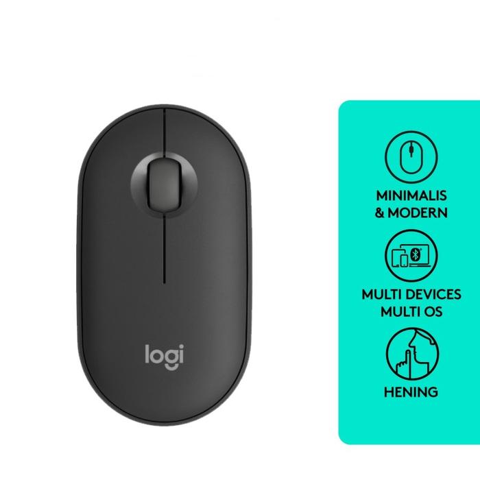 Gambar LOGITECH M350 mouse wireless silent bluetooth 100% original - Hitam dari Chipsmart Online Shop undefined Tokopedia