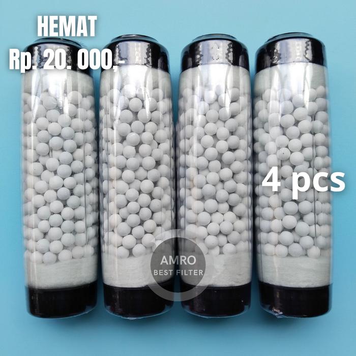 Gambar Filter Air Bio Ceramic Original Taiwan Cartridge 10" untuk Meningkatkan Rasa Enak dan Segar pada Depot Air Minum Isi Ulang - 3 pcs dari Amro Best Filter undefined 5 Tokopedia