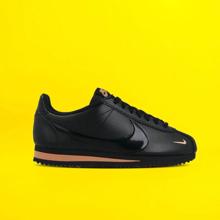 Sepatu Nike Nike Classic Cortez Leather Black Gold Hf3142 400 Nike