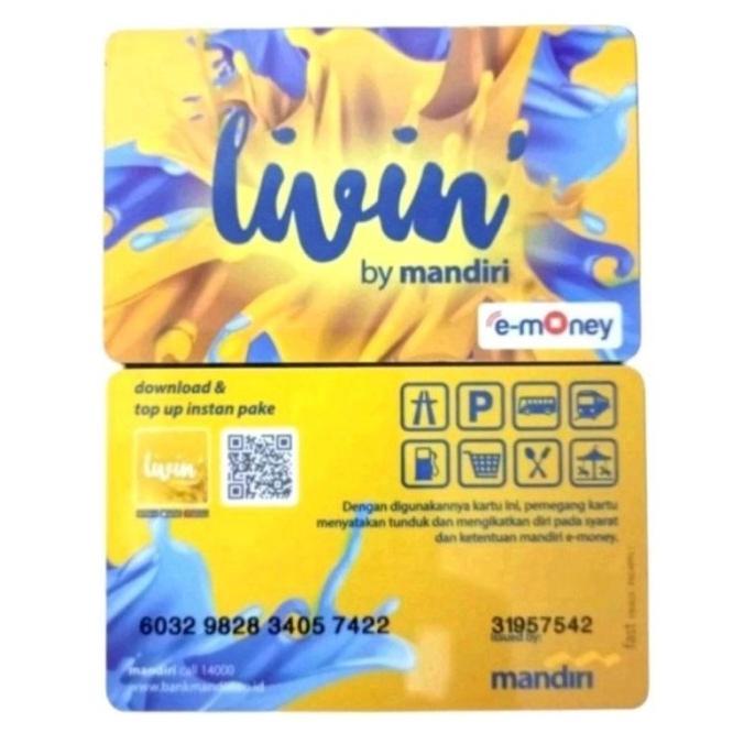 Gambar Kartu indomaret card e toll e-toll card emoney e money mandiri saldo 0 - KUNING LANDSCAP dari qijon store undefined Tokopedia