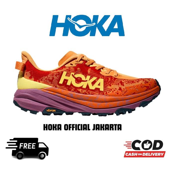 Promo SEPATU HOKA ONE ONE SPEEDGOAT GTX SHERBET BEET ROOT MEN'S