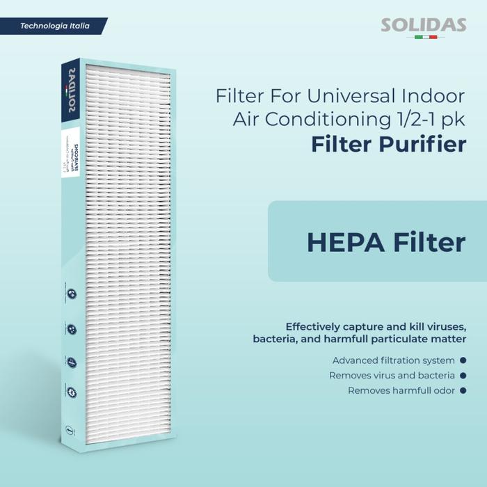 Gambar Filter HEPA+Antibacterial for Universal Air Conditioner 1-2 PK - HEPA 1/2 - 1 PK dari SauldaFilterStore undefined Tokopedia