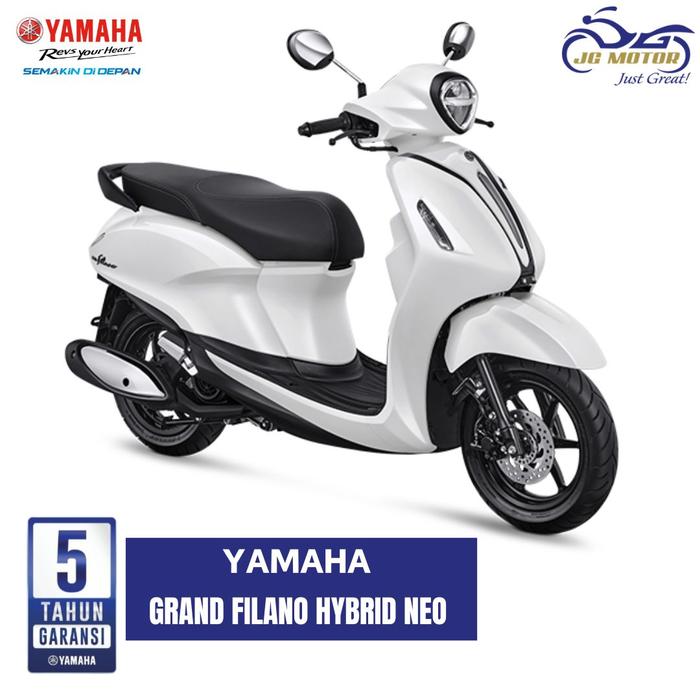 Gambar Yamaha GRAND FILANO HYBRID NEO CONNECTED - Putih, DKI JAKARTA dari Yamaha Jabar Official undefined Tokopedia
