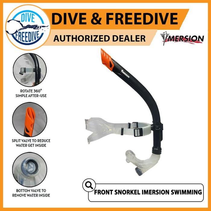 Gambar Front Snorkel Pipa Depan Imersion For Swimming Renang Snorkeling Dive dari Dive & Freedive undefined Tokopedia