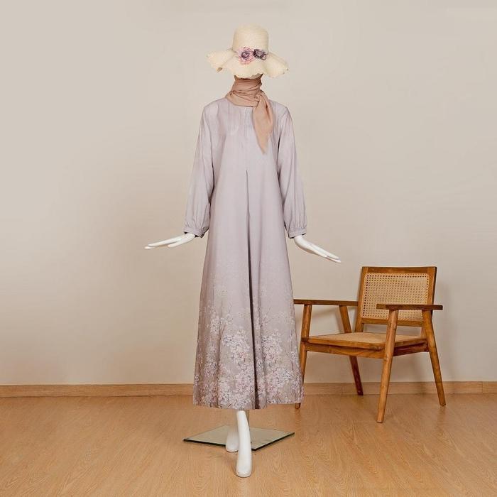 Gambar READY Le Khari Xaviera Gamis Katun Tencel Gamis Busui Gamis Homedress Size S - XL - Xaviera Laurel, S dari TINARI ID undefined Tokopedia