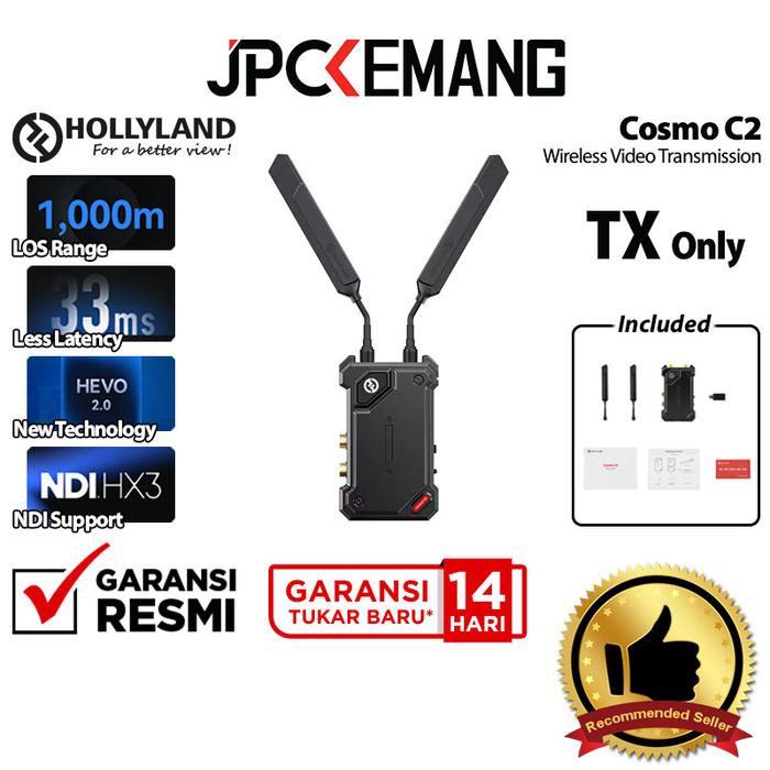 Gambar Hollyland Cosmo C2 3G-SDI HDMI Wireless Video Transmission System TX+TX+RX Garansi Resmi - TX Only dari JPC Kemang undefined Tokopedia