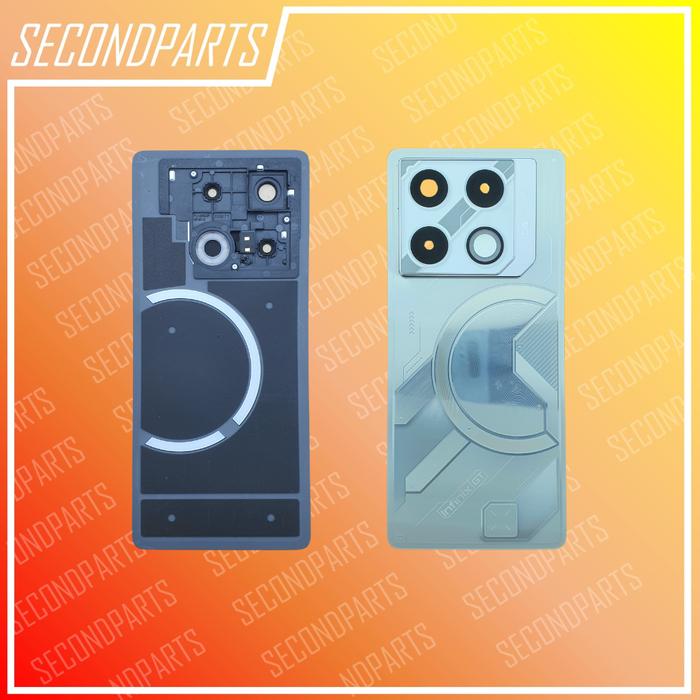Gambar BACKDOOR BACK COVER CASING TUTUP BELAKANG INFINIX GT 20 PRO X6871 ORIGINAL COPOTAN - SILVER dari SECONDPARTS ORIGINAL undefined Tokopedia