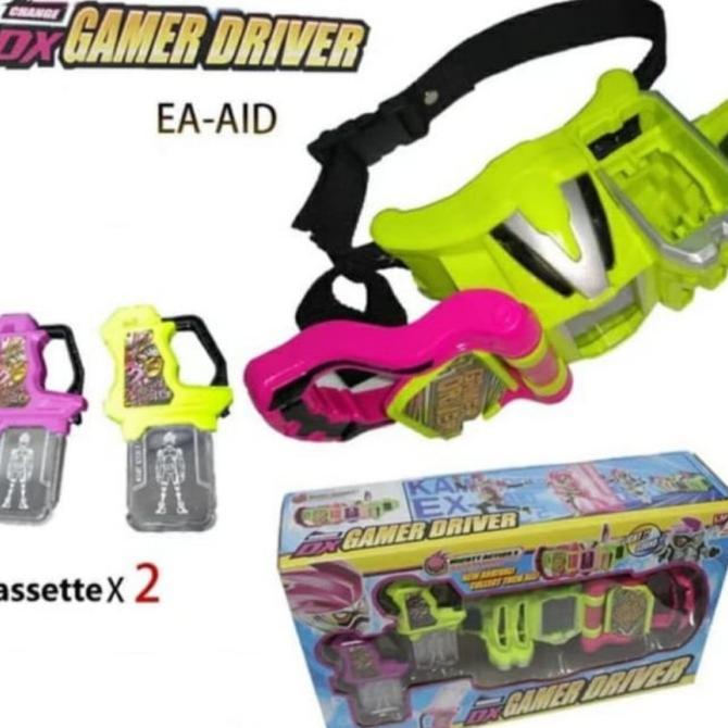 Gambar SABUK KAMEN RIDER DX R DRIVER HENSHIN BELT EX-AID KW SUARA & LAMPU - DX GAMER DRIVER dari ARYOSTORE77 undefined Tokopedia