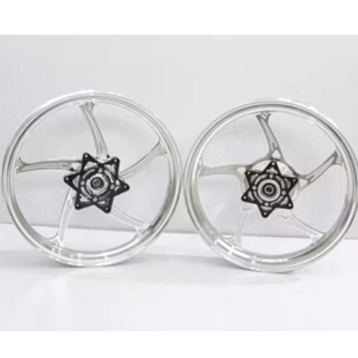 Gambar VELG CMG MG5 NINJA R SS RR ZX ORIGINAL ukuran 215 275 ring 17 - silver/cromm, ninja rr L6 dari BR07partmodification undefined Tokopedia