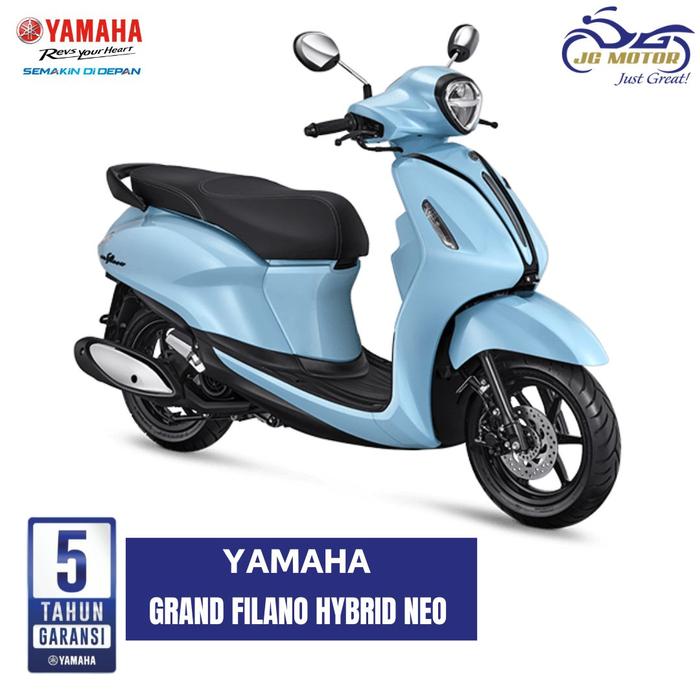 Gambar Yamaha GRAND FILANO HYBRID NEO CONNECTED - Biru, BEKASI-DPK-CKR dari Yamaha Jabar Official undefined Tokopedia