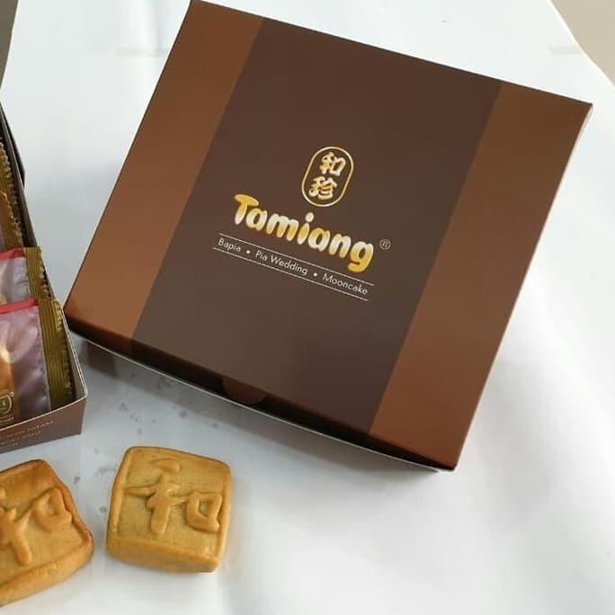 Gambar Tamiang mooncake mini rasa kacang hitam / kue bulan tamiang mini dari Saxa Bake undefined Tokopedia