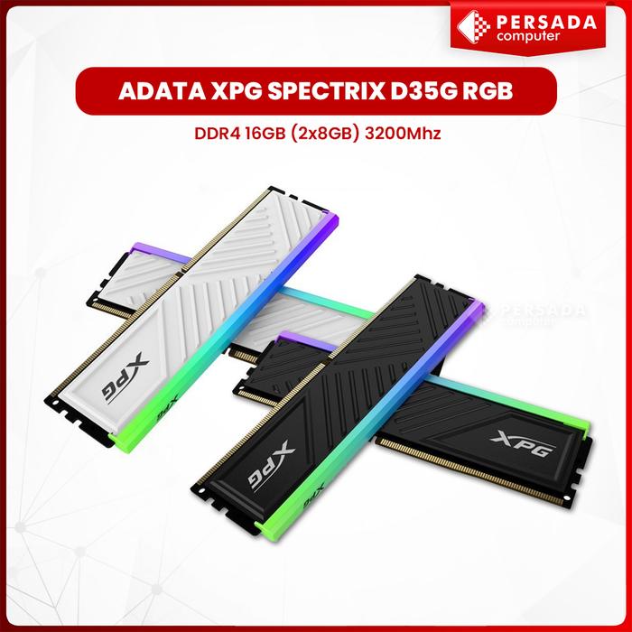 ADATA XPG SPECTRIX D35G RGB DDR4 16GB (2x8GB) 3200Mhz Putih di Persada  Computer Tokopedia