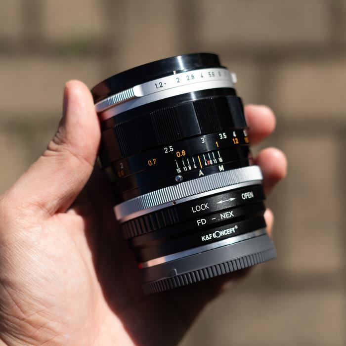 Jual Lensa Canon FL 55mm kondisi MULUS ada MINUS Kota