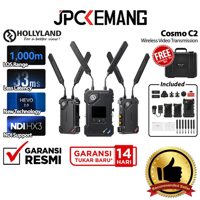 Gambar Hollyland Cosmo C2 3G-SDI HDMI Wireless Video Transmission System TX+TX+RX Garansi Resmi - 2 TX + 1 RX dari JPC Kemang undefined Tokopedia