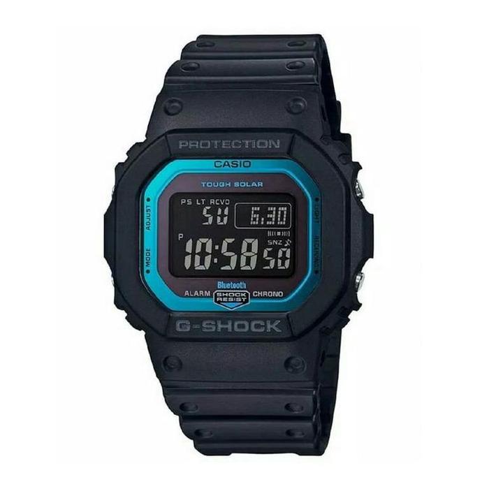 Gambar CASIO G-SHOCK Solar Bluetooth Mobile Link Waveceptor Jam Tangan Pria [GW-B5600-2DR] - Black Blue dari katsrah02shop undefined Tokopedia
