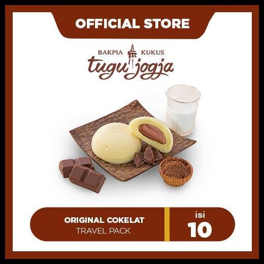 Gambar Bakpia Kukus Tugu Jogja Isi 10 Original Promo - Original Coklat dari soffa official24 undefined Tokopedia